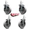 Service Caster Semi Steel Swivel Grip Ring Caster Set 45'' Wheels&7/16'' Stems-2 w/BRK, 4PK SCC-GR20S514-SSS-TLB-716138-2-S-2 - alternate 3